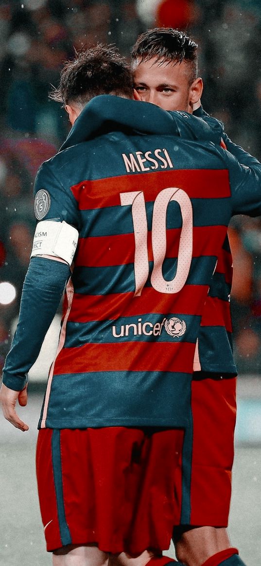 messi, neymar, football, number 10