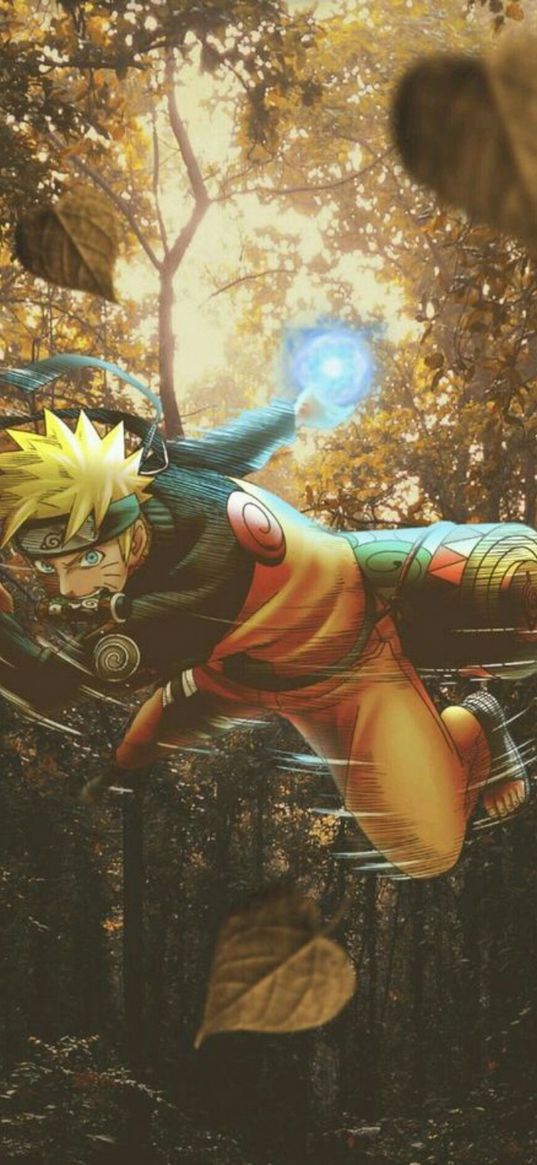 baga, naruto, rasengan, anime, art, motion