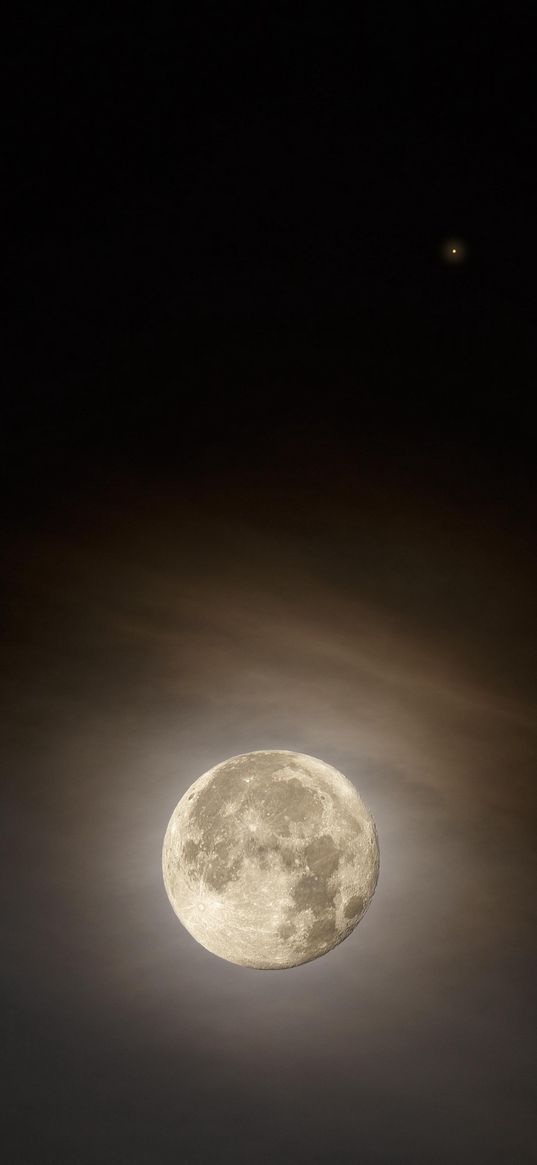 moon, photo, night, star