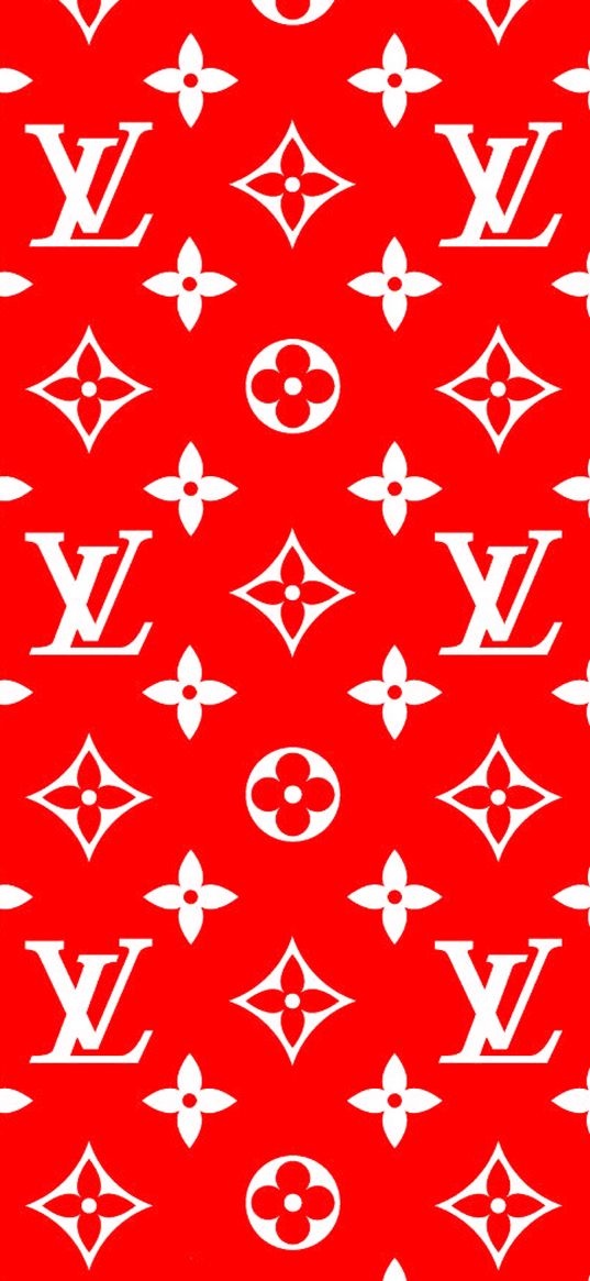 louis vuitton, logo, red