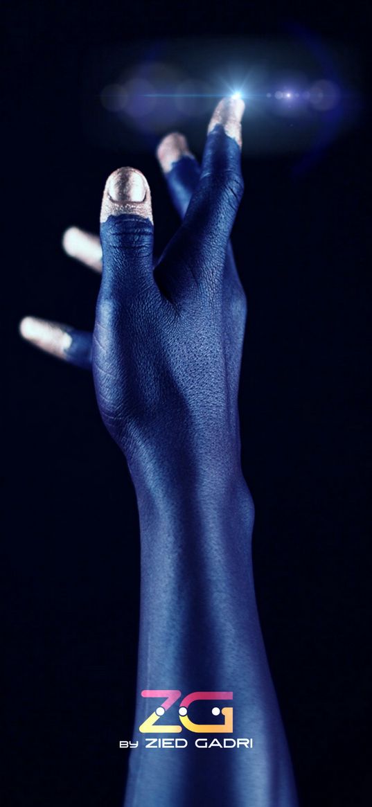 hand, avatar, fantasy, blue