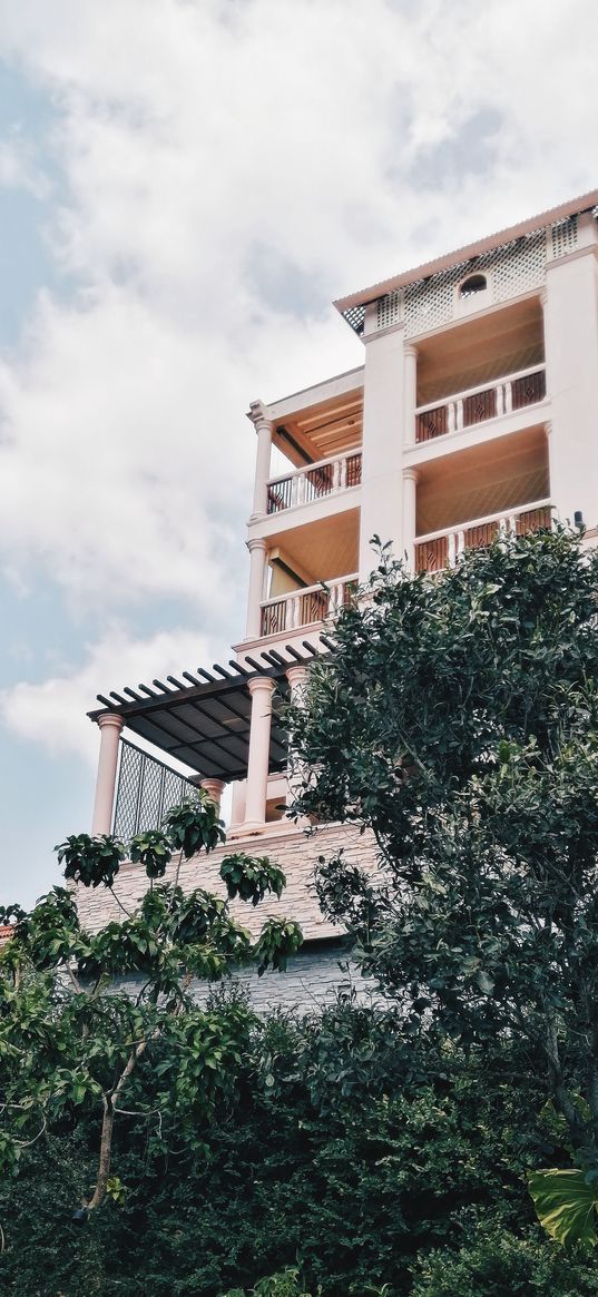 building, greenery, sky, summer, rest