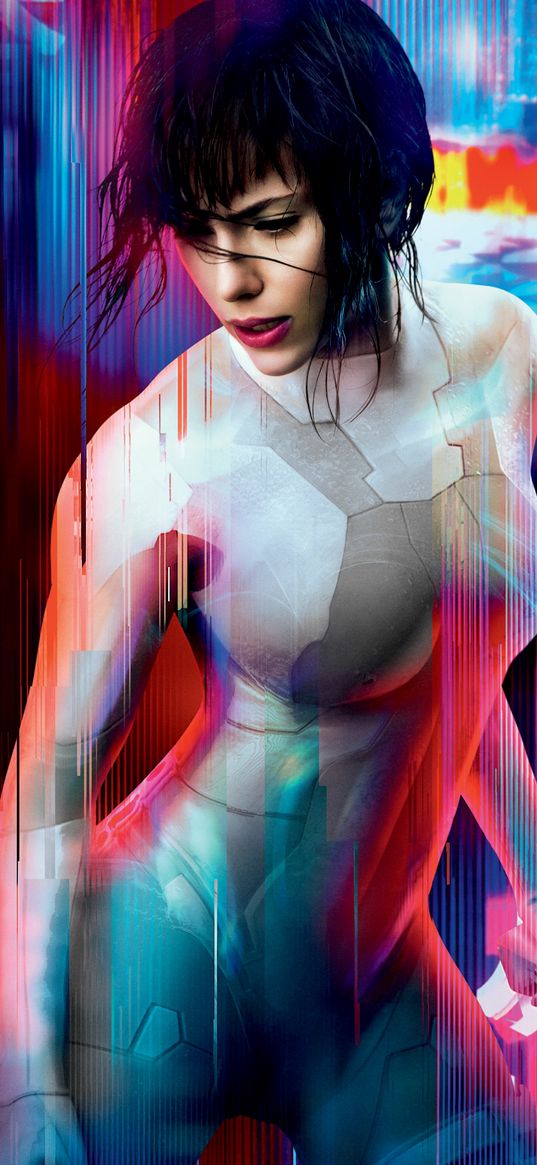 ghost in the shell, film, cover, scarlett johansson