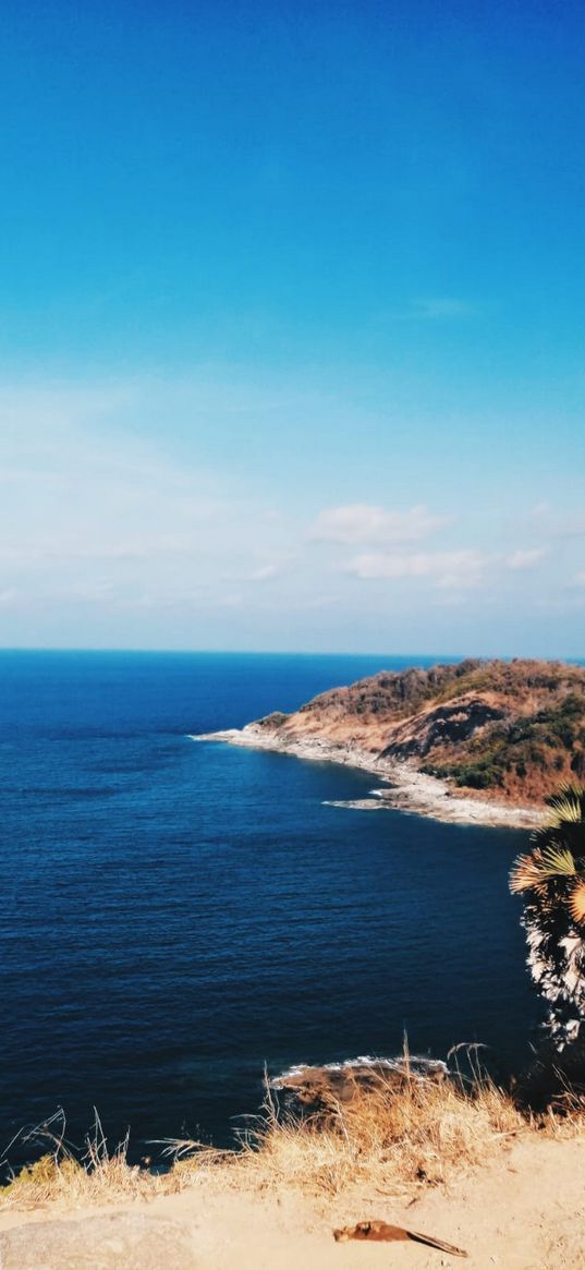 sea, beach, vacation, summer, blue sky, water