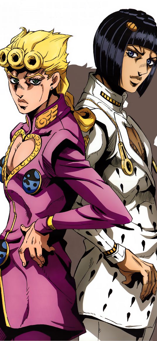 jojo no kimyou na bouken, animated series, jojo, bruno buccellati, anime, art