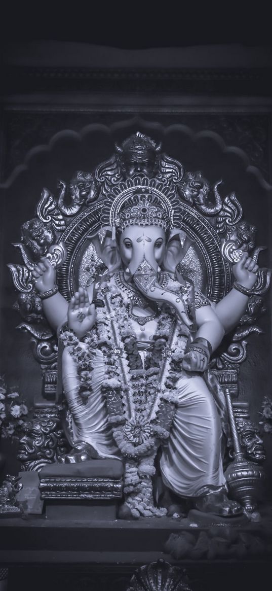 ganesha, god, grey