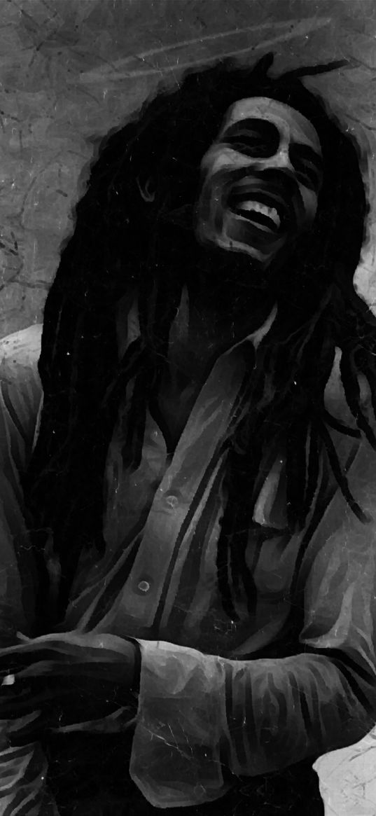 bob marley, musician, portrait, black, dark