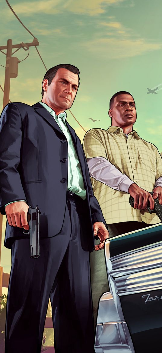 gta, game, gangster, characters, weapons