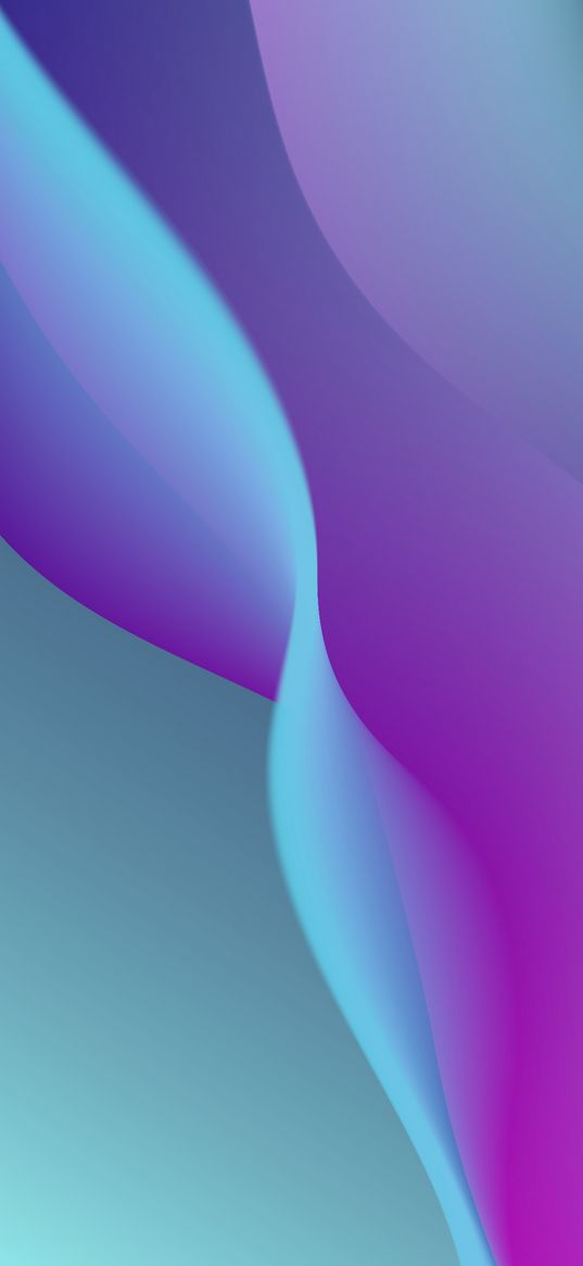 abstraction, wave, curve, gradient, purple, blue