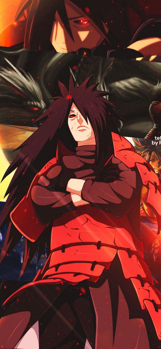 madara, naruto, manga, red