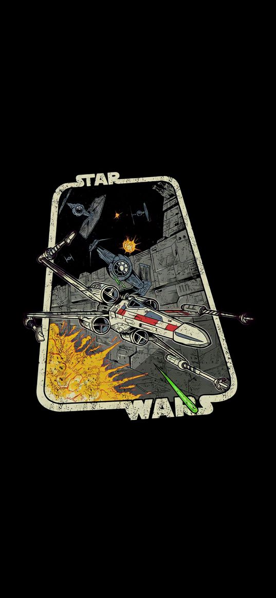 star wars, minimalism, poster, black background