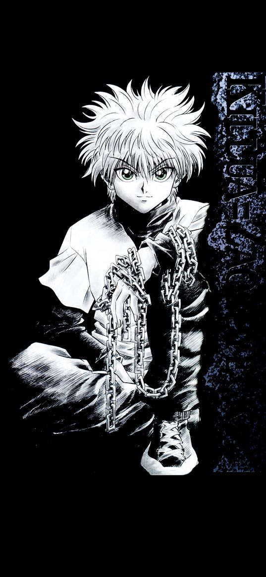 killua zoldyck, hunter hunter, manga, anime