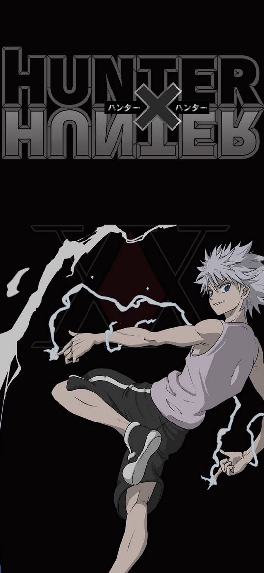 killua zoldyck, hunter hunter, hunter, anime