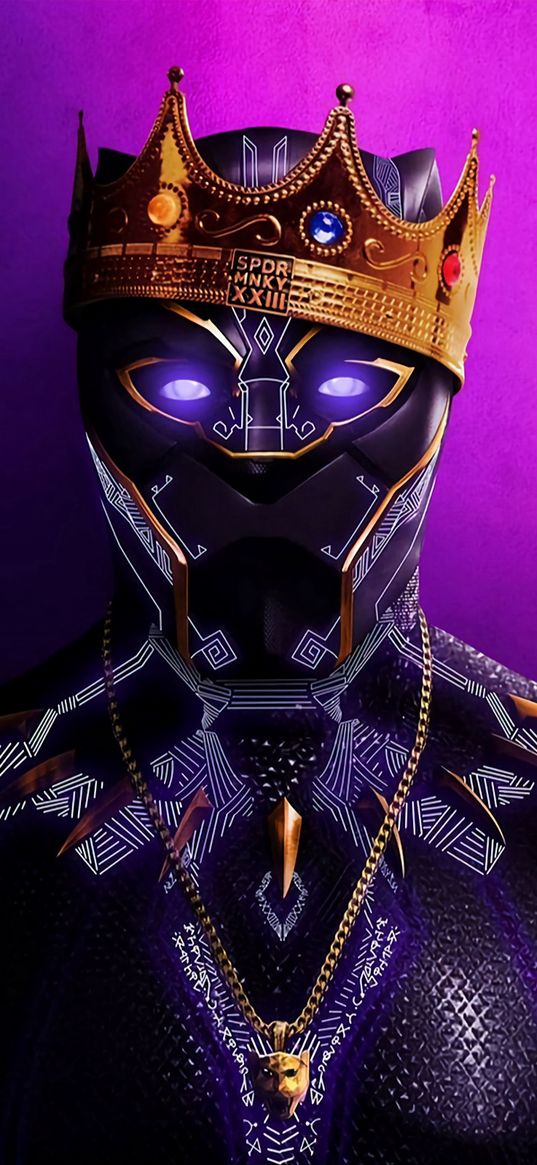 black panther, marvel universe, marvel, comics, superhero, crown