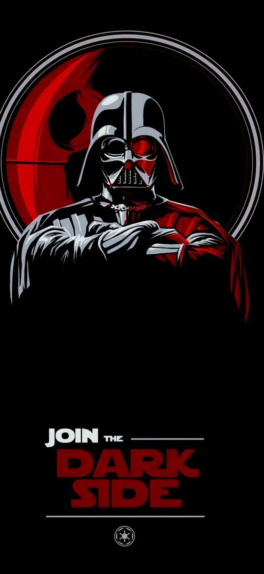 darth vader, dark side, star wars, poster