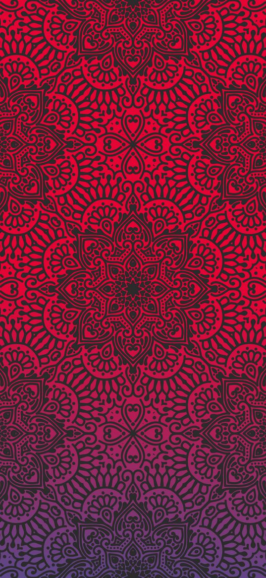 pattern, ornament, gradient, red, texture