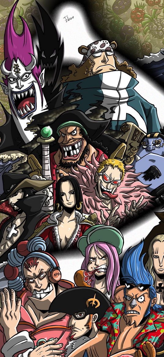 one piece, anime, characters, art