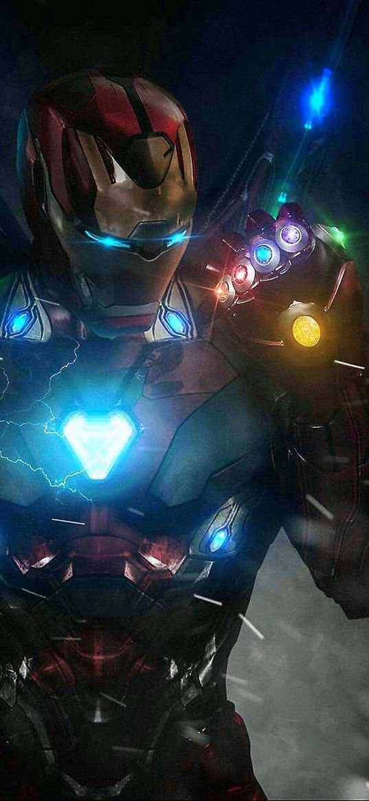 iron man, tony stark, infinity gauntlet, avengers, superheroes, marvel, comic