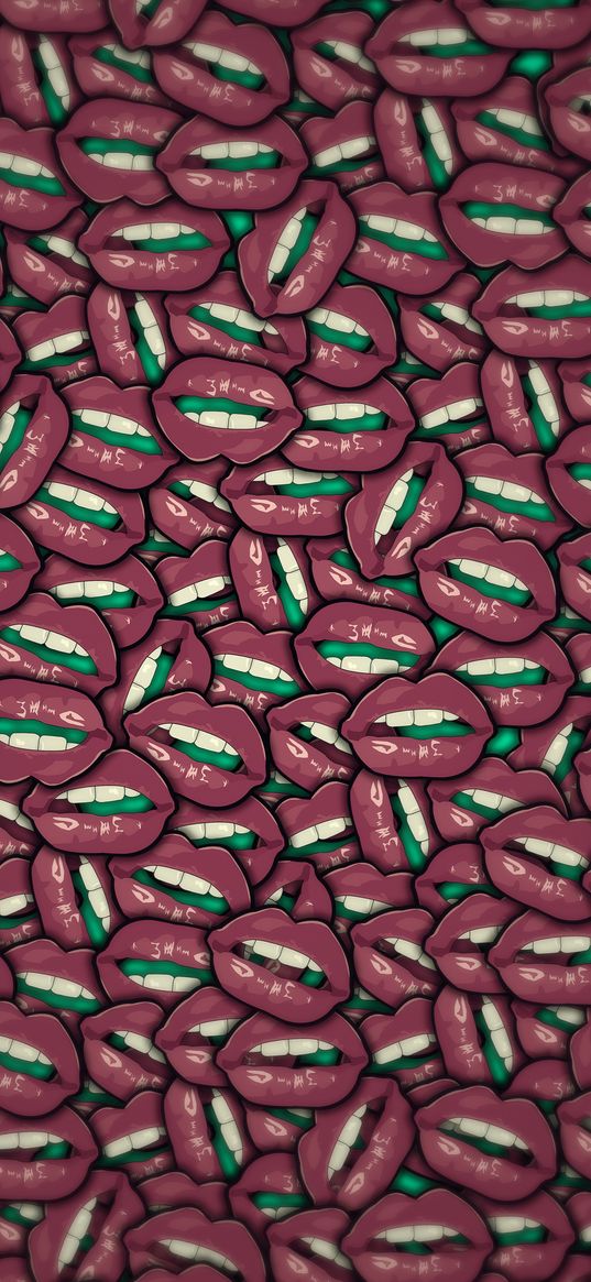 mouth, lips, creative, background, digital art