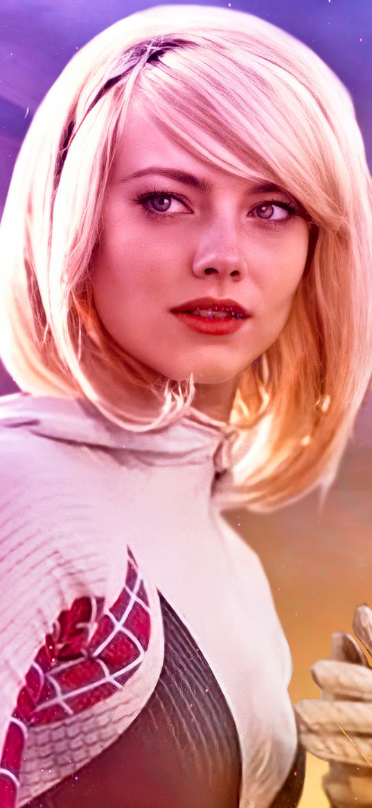 emma stone, gwen stacy, spider gwen, film, superhero, marvel