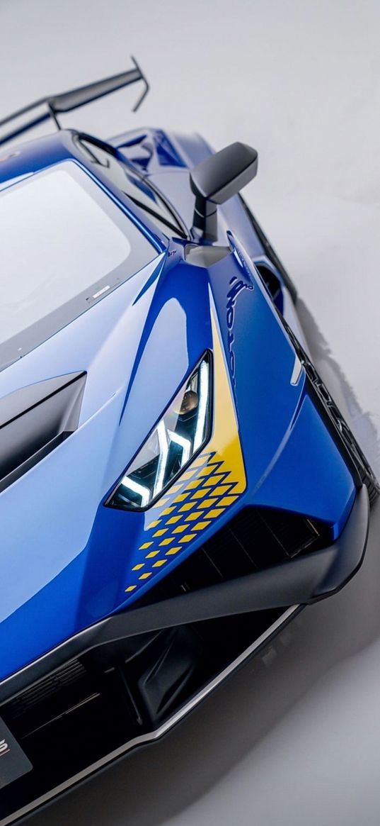 lamborghini aventador, lamborghini, auto, blue auto, white background