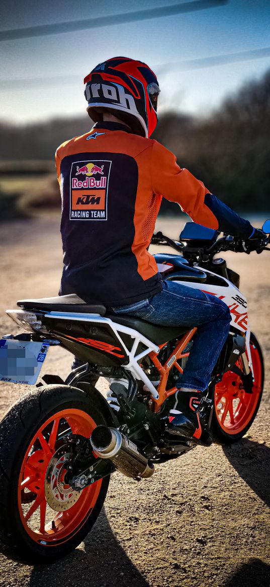 motorcycle, bike, helmet, ktm, red bull