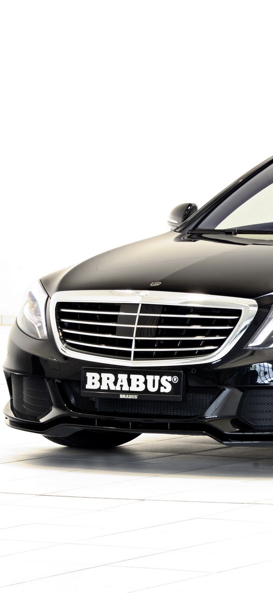 mercedes brabus s63, mercedes, brabus, car, black