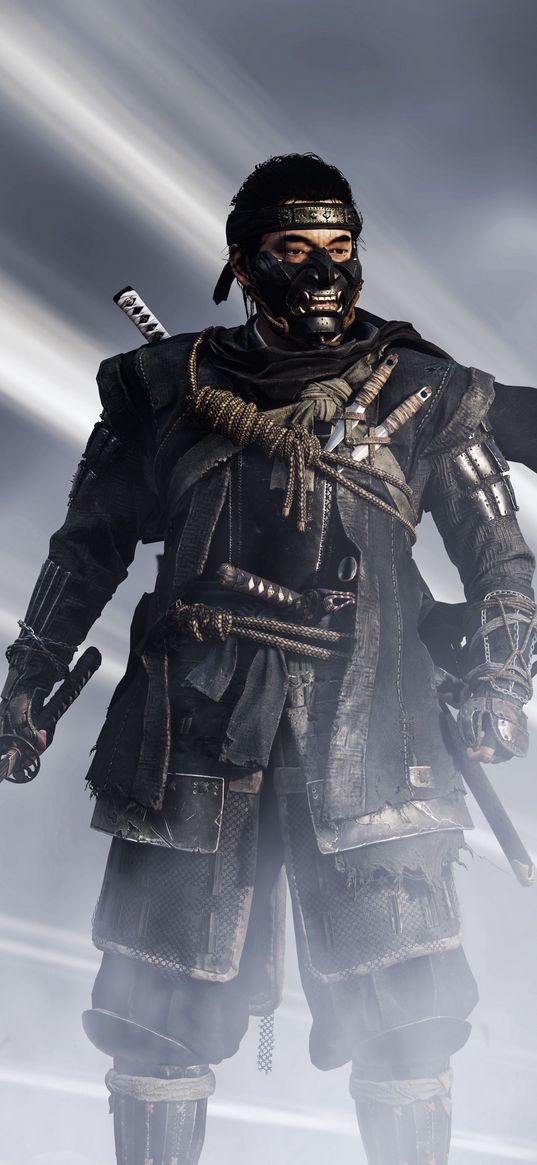 ghost of tsushima, game, warrior, computer game