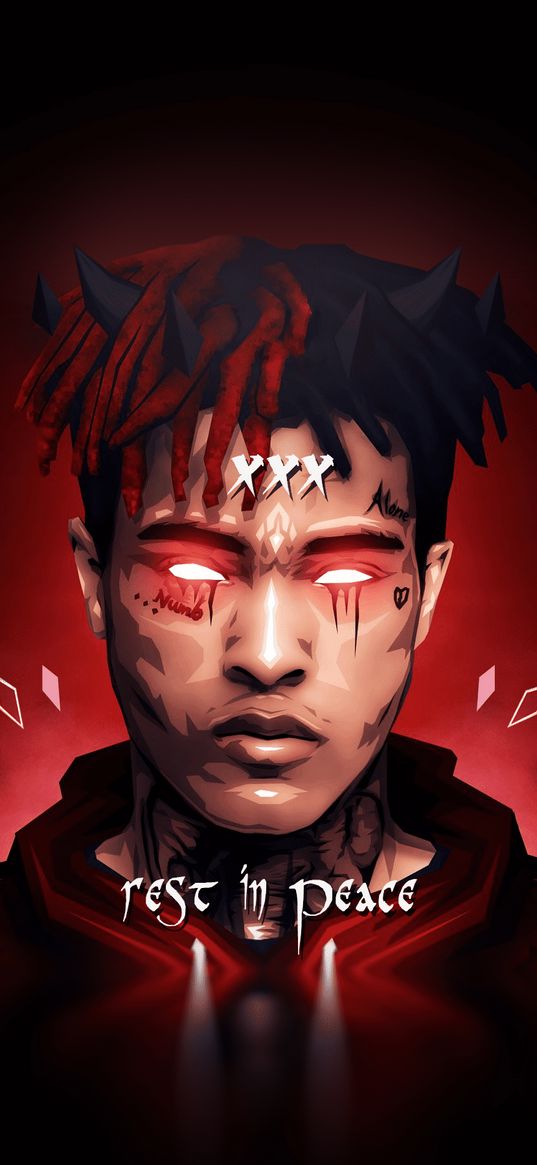 xxxtentacion, black hair, boy