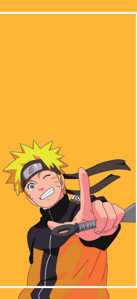 naruto, uzumaki, anime, wallpaper, yellow