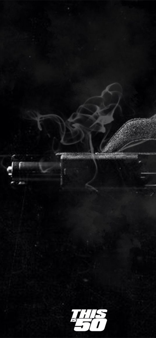 bullet, weapon, black, smoke