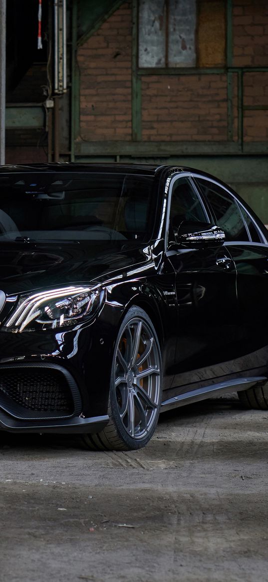 mercedes amg s63, mercedes-benz, mercedes, car, black, garage