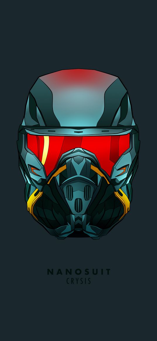 crysis, helmet, game, art