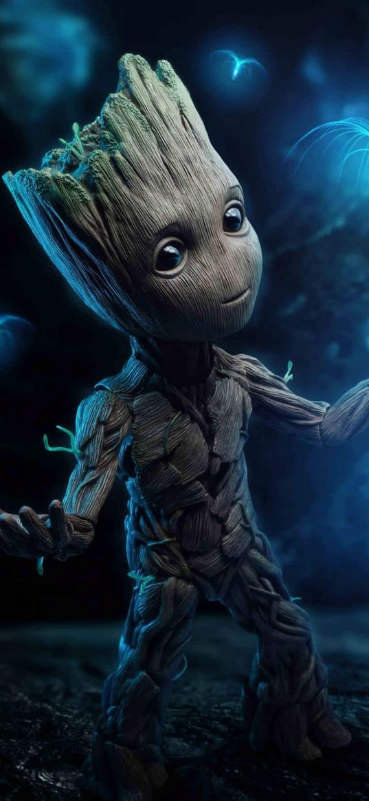 groot, guardians of the galaxy, superhero, tree, ent, cute, little, fairies