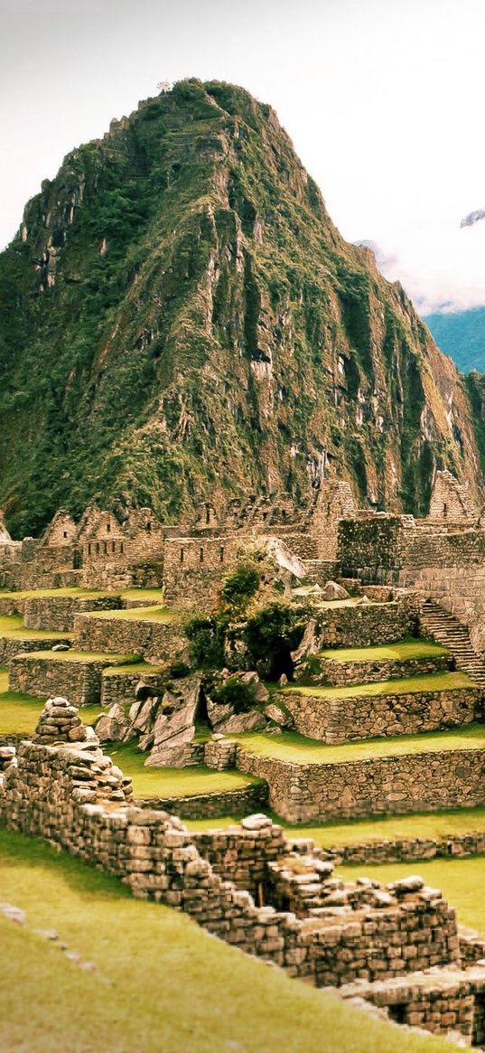 ruins, machu picchu, abandoned city, peru