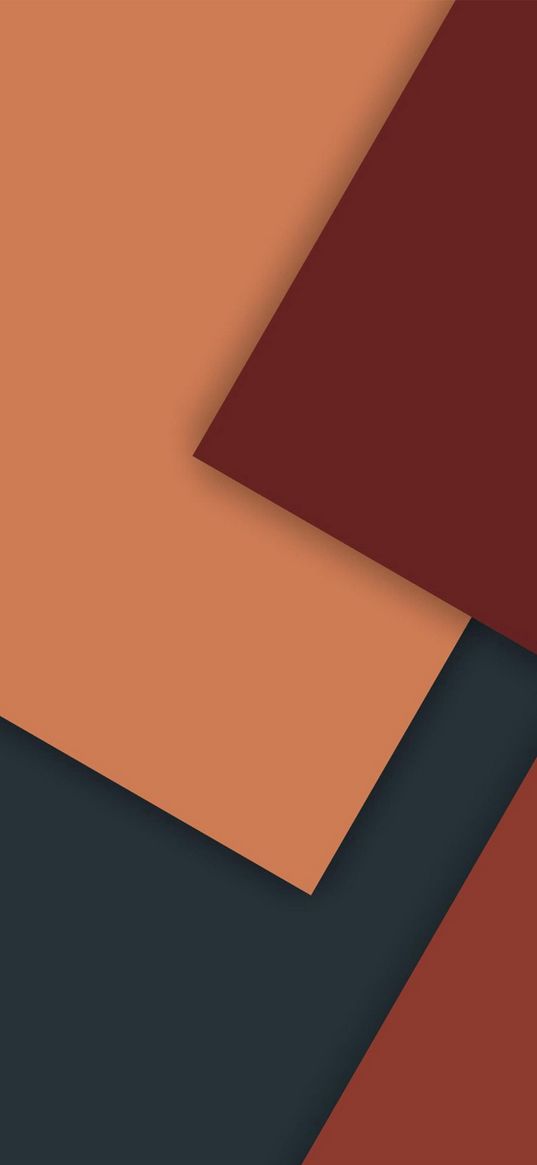 rectangles, shapes, lines, abstraction, black, orange, red