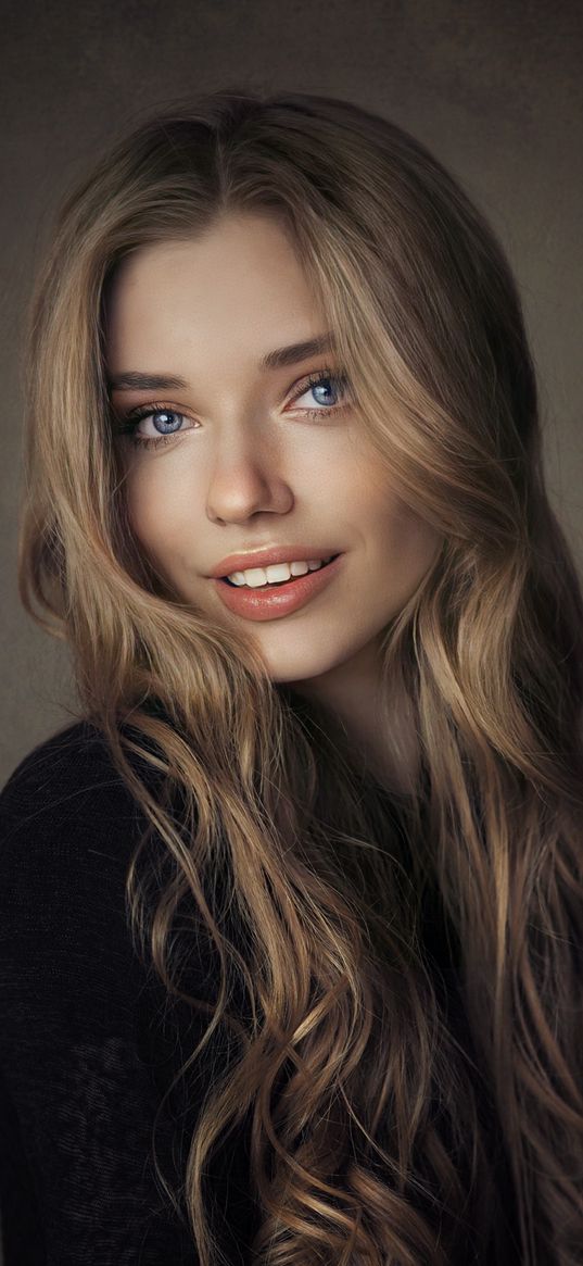 blonde, blue eyes, girl, model, beautiful, face