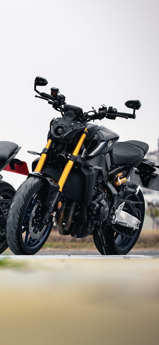 yamaha mt-09, yamaha, motorcycle, bike, black