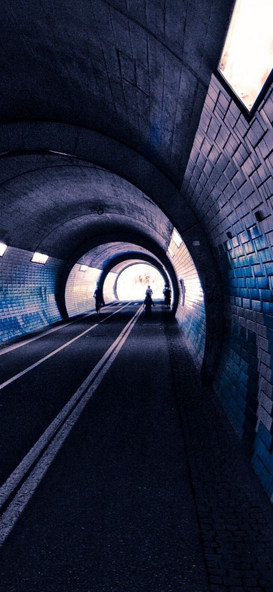 tunnel, underground, subway, city, railway