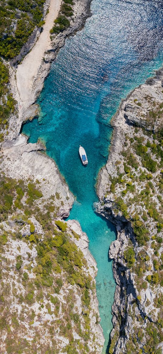 zakynthos island, greece, sea, boat