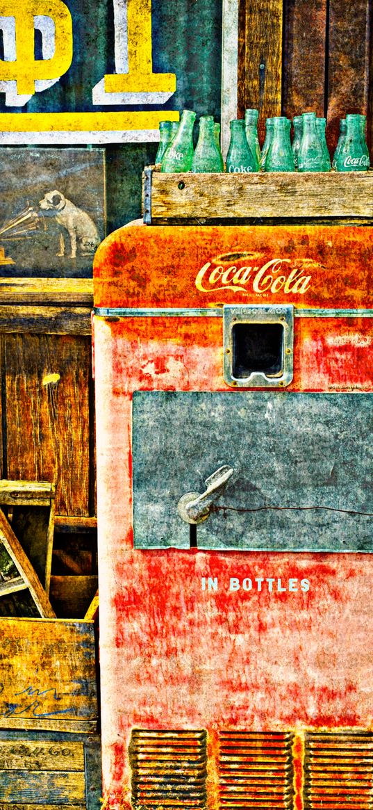 coca-cola, drink, soda, poster, vintage, retro