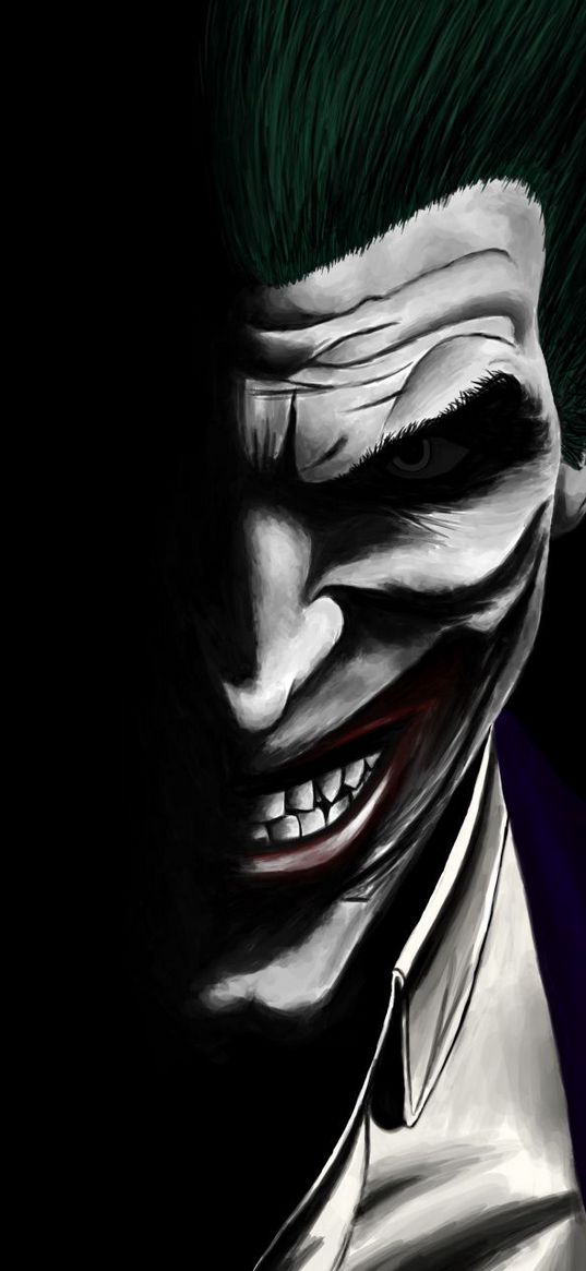 joker, villain, ds, clown, makeup, scary, art