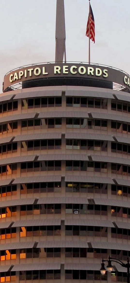 los angeles, vine street, capitol records tower