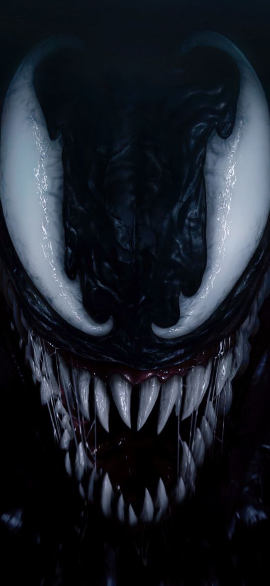 venom, spiderman, spider-man, superhero, marvel, scary, teeth, black