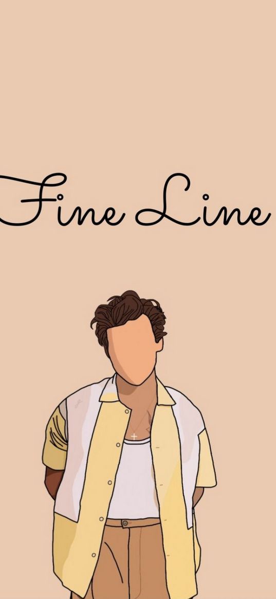 harry styles, guy, fine line, minimalism, art