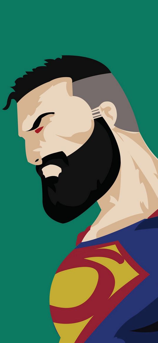 superman, superhero, dc, minimalism, art