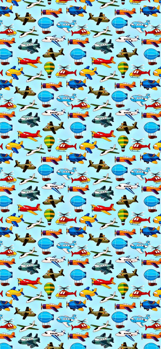 air, planes, helicopters, airship, blue background, texture, wallpaper