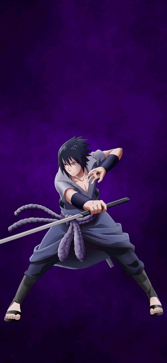 naruto, sasuke, purple, anime, textures, art