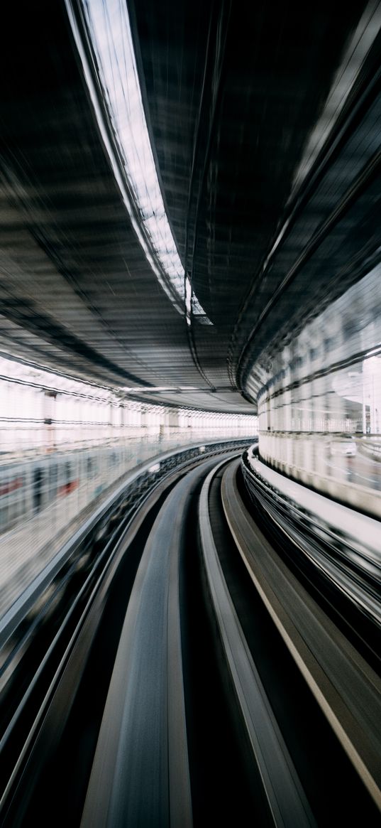 rails, speed, tunnel