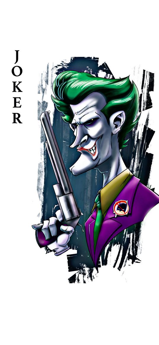 joker, character, card, digital art